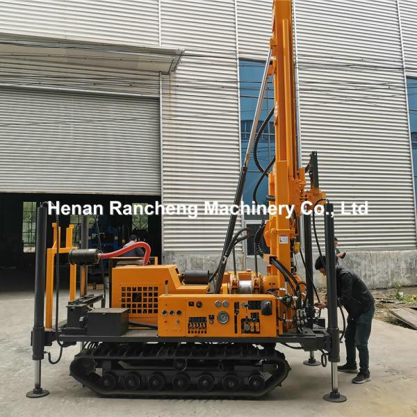 280m Depth Rock Drilling Machine Air DTH Water Well Bore Hole Drilling Rig