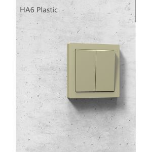 China High voltage 250V 10A Plastic Wall Switch Grey / Champagne on sale