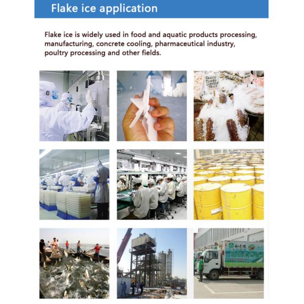 Industrial ice flake machine for ice factory