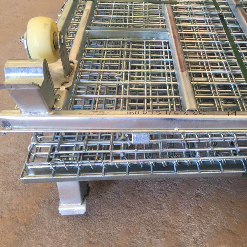 Folded storage cage for compact storage