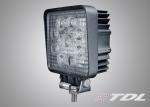 24 Volt LED Vehicle Work Lights 27W Wide Food Beam Lamp for Forklifts / Fire