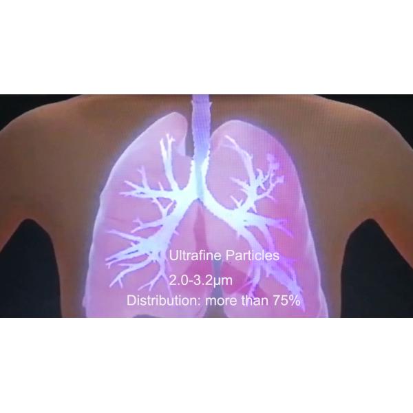 Portable Cold Asthma Mesh Nebulizer Multi Channel Battery MMAD 3.15μm