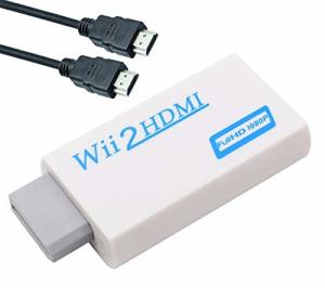 China Wii to Converter Adapter with 3ft High Speed Cable Wii2 Adapter Output Video Audio with 3.5mm Jack Audio wholesale