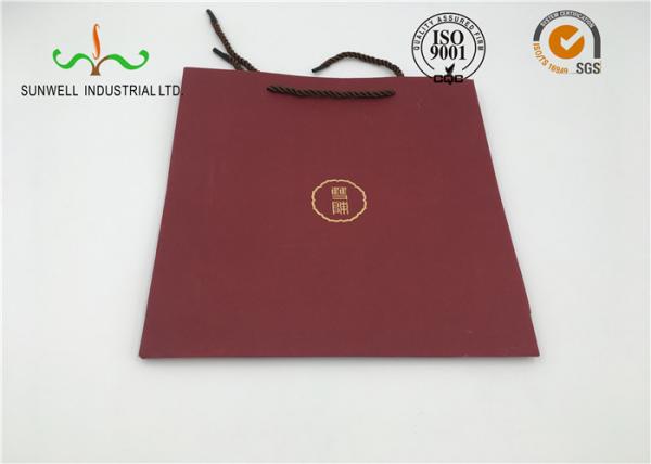 Quality Luxury Design Packing Cardboard Gift Bags Box Copperplate Craft Kraft Paper Bag for sale