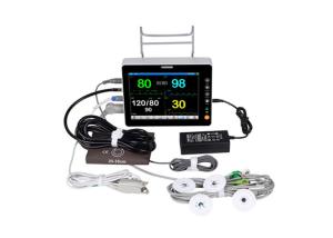 China 8 Multi Parameter Patient Monitor Six Parameters 96 Hours Large Storage on sale