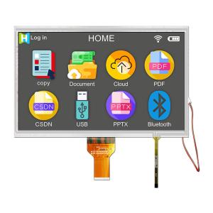 China 10.1 Inch LVDS IPS Sunlight Readable LCD Display With Resistive Touch Panel H101A9WSIFTKR40 wholesale