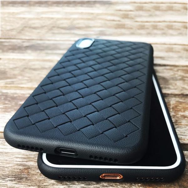 Soft Tpu Iphone 11 Phone Case X Weave Pattern Cover For Apple Mobile Phone