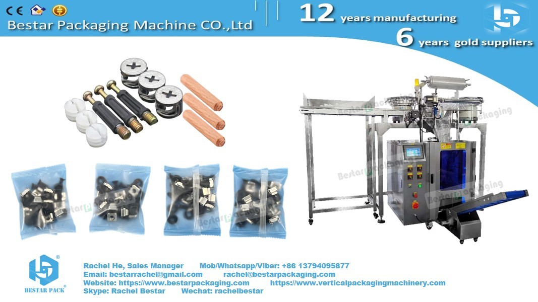 China Furniture hardware automatic counting mixing packaging machine with TTO printer wholesale