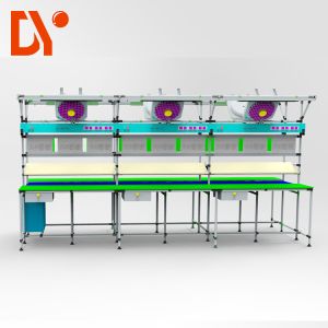 Fire Resistant Assembly Line Workstations DY191 Dual Face Automated Assembly