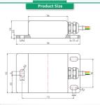 Customizable UBTA-PLY RS485 Dual Axis Inclinometer Analog Angle Measurement