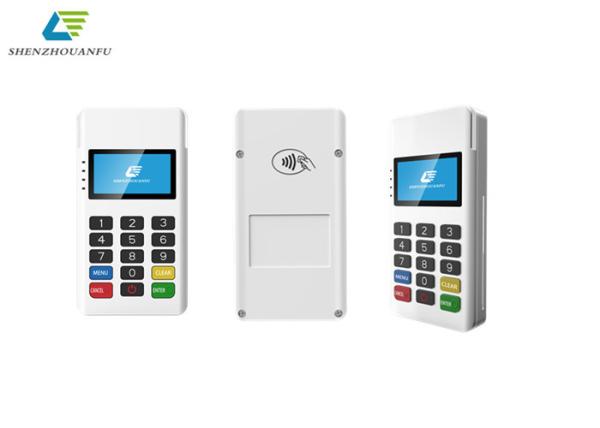 Quality White Mini POS Terminal Smart Mobile Payment Terminal ODM PCI Certificate for sale