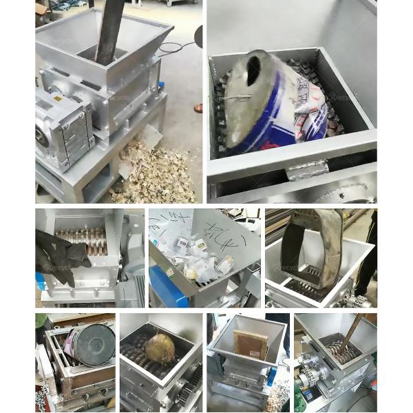 Mini Plastic Shredder Shredding Machine With 7.5kw Motor