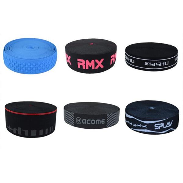 Customized Color Patterned Flat Jacquard Elastic Band Roll For Hat