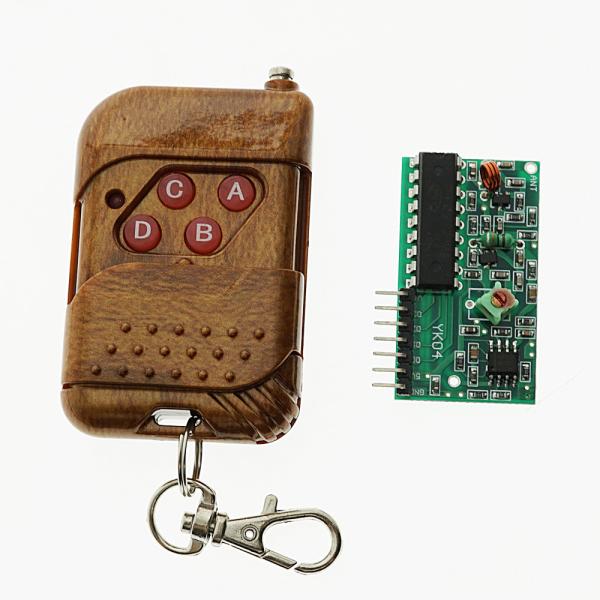 Gold Color 4 Channels 315Mhz Arduino Sensor Module RF Wireless Remote Control
