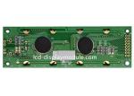 FSTN 20x2 Dot Matrix LCD Display Module 12 O ' Clock Angle ISO14001 Approved