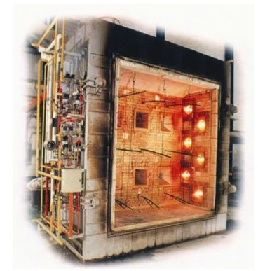 ISO Flammability Testing Equipment / Large Scale Vertical Fire Resistance Test
