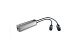 Black XLR Dante Audio Interface , Dante IO Interface Analog Input Dante Output