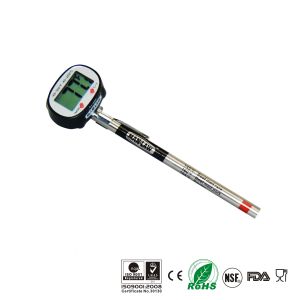 Swiveled LCD Head Quick Read Thermometer , Waterproof Meat Thermometer Light