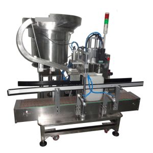 Full Automatic Pneumatic Screw Capping Machine Monoblock Liquid Filling Machine