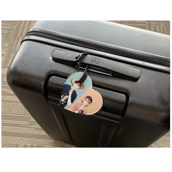 Custom Blank Sublimation Luggage Labels Travel Name Tag Double Sided Printing PU Leather Sublimation Luggage Tags