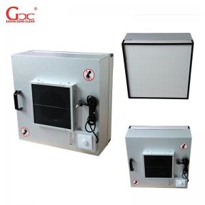 China Aluminum 2''*2'' 230Pa Cleanroom Fan Filter Unit For Clean Work Office wholesale