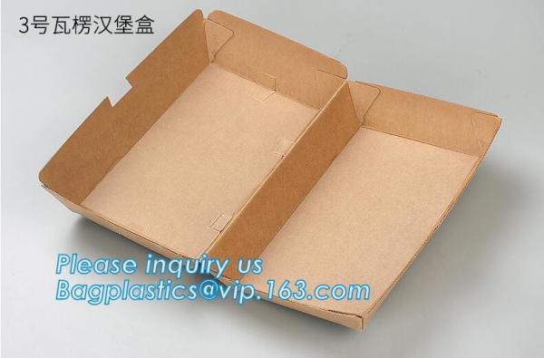 High Quality Eco-healthy Disposable Custom Printed Kraft Lunch Food Paper Box For Food,Food Paper Packaging Lunch Box