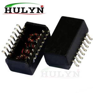 China Single Port,16PIN 100BASE-T Ethernet Transformer Modules SMD wholesale