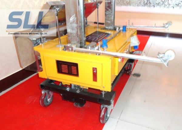 Quality Height Adjustable House Plaster Machine Automatic Plastering Tools Easy Operate for sale