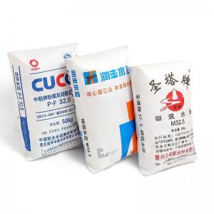 China puncture resistance PP Cement Bags 25KG 40KG 50KG Ad Star Block Bottom Bag on sale