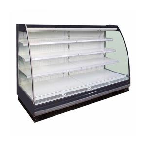 China Semi Multideck Refrigerated Showcase With 3 Layers Adjustable Shelving wholesale