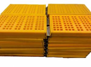 China Modular Tensioned Mining Screen Mesh Pu Screen Transverse And Longitudinal wholesale