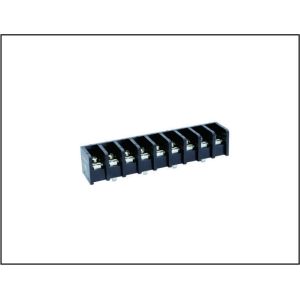 China PBT / UL94-V0 Brass Rail terminal 45A / 600V M4 Screw 12.7mm Pitch wholesale