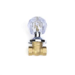 China Quick Fitting Mini Water Inlet Straight Brass Stop Valve OEM ODM OBM on sale