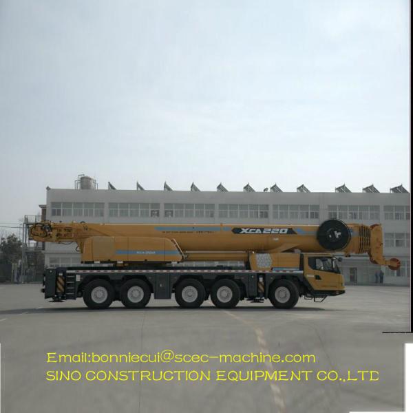 Single Engine System Telescopic Truck Crane 220 Ton XCA220 For Construction Works