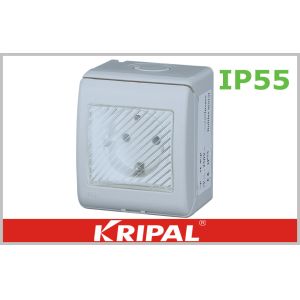 Surface Mounted Schuko Weatherproof Switch Socket 16A 250V