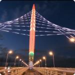 High Brightness LED Grid Screen Easy Installation Panel Size 20mm Waterproof