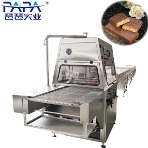 China Automatic Chocolate Egg Roll Enrobing Machine on sale