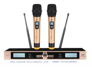 China LS-5100 wireless microphone system UHF IR selecta ble frequency PLL AUTOMATIC INDUCTION competetive price rack ear wholesale