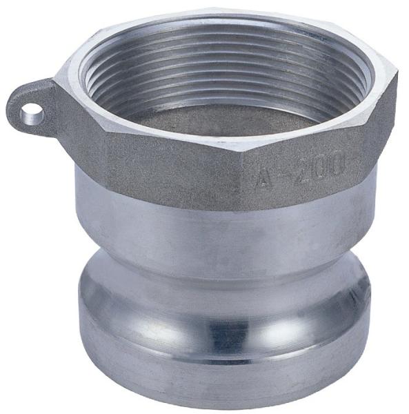 Quality Aluminum cam groove coupling type A with BSP or NPT thread in gravity casting or die casting for sale