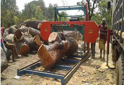 100hp Horizontal Band Sawmill