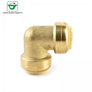 China 200psi 5 Years Lead Free Brass 1/2 Push Fit Plumbing Fittings wholesale