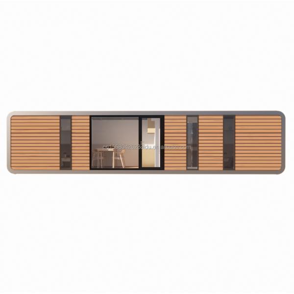 Affordable Family Housing 2 Bedroom Wooden House with Galvanized Steel Square Tube Structure and Garden