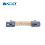 Netural Terminal Bus Bar Blue Terminal Block With Holder For Home Appliances