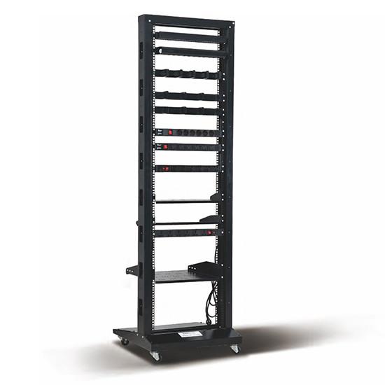 Quality 606 Open Racks Data center 19 Inch 42U 4 post ddf computer network server rack open frame for sale