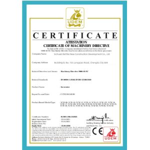 Sichuan Deyike New Construction Development Co., Ltd. Certifications