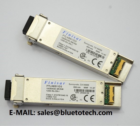 FTLX8511D3 10G XFP 850nm 300m Finisar 10.5G 300m XFP To Fiber Optic Converter