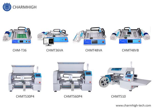 Quality Charmhigh 7 Models Desktop SMT SMD Pick And Place Machine, Small PCB maching machine for sale