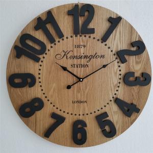 China Wall Clock Vintage Wrought Quartz Motivity Decorative Wooden Clocks wholesale