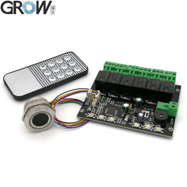 Quality GROW K219-A+R503 Programmable Fingerprint Infrared Control Board Control Relay Time Control Switch for sale