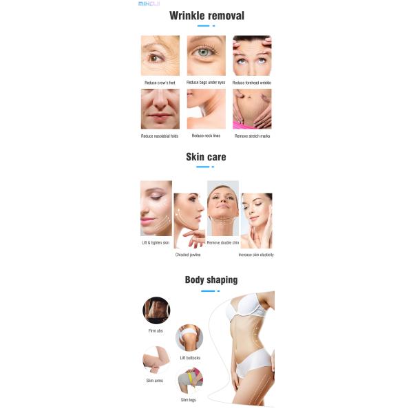 4D White Hifu Beauty Machine M001 20000 Shots Cartridge 12 Line Hifu Body Machine